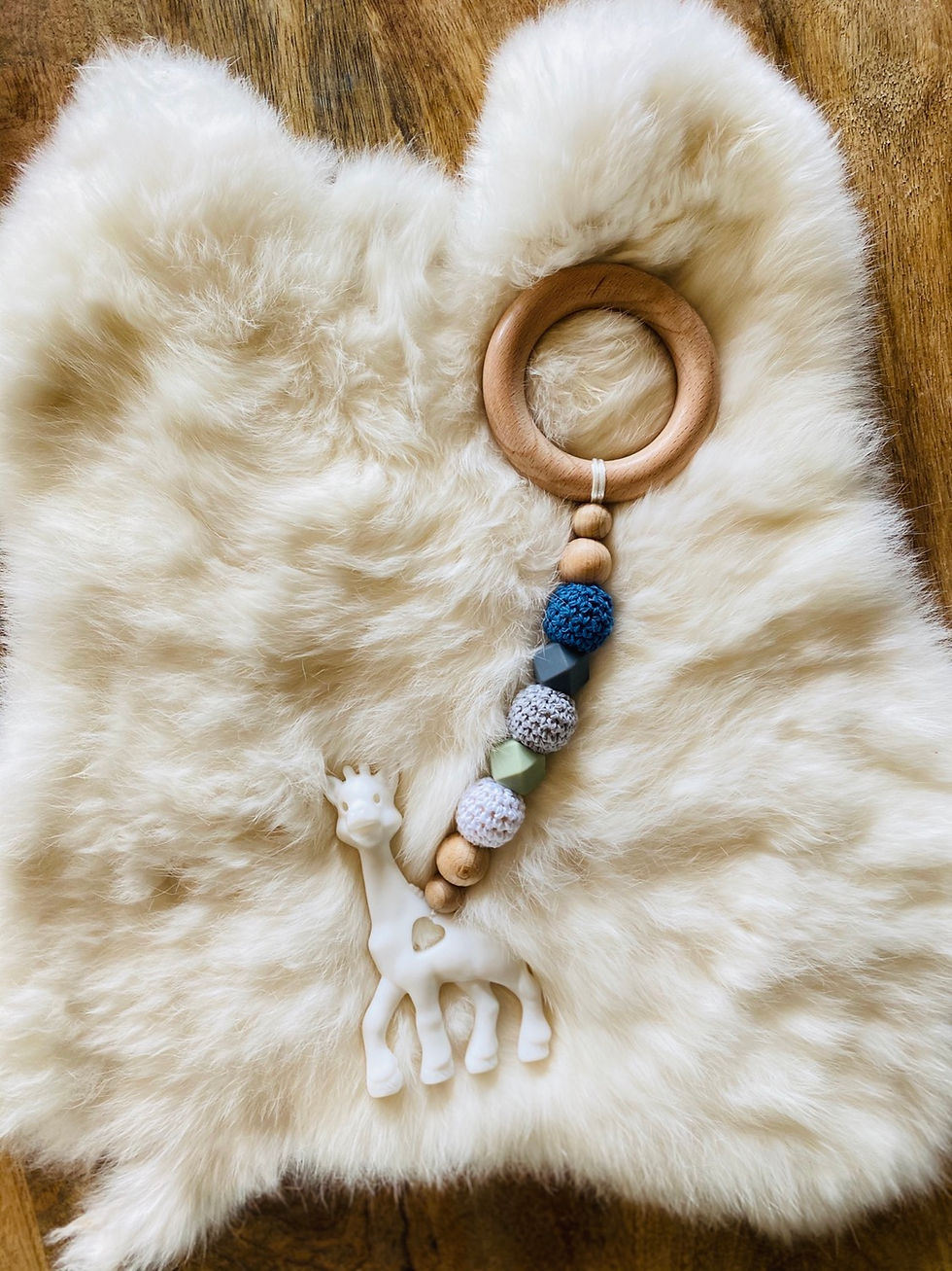 Thumbnail: Giraffe Hanging Toy/Teether 