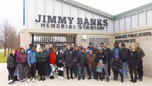 Community Art at the Jimmy Banks Memorial Stadium