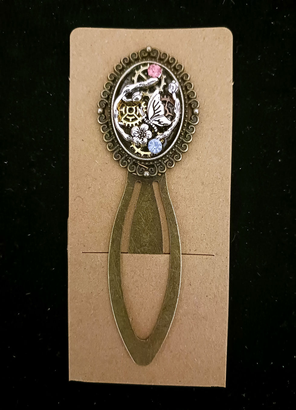 marque-page steampunk papillon