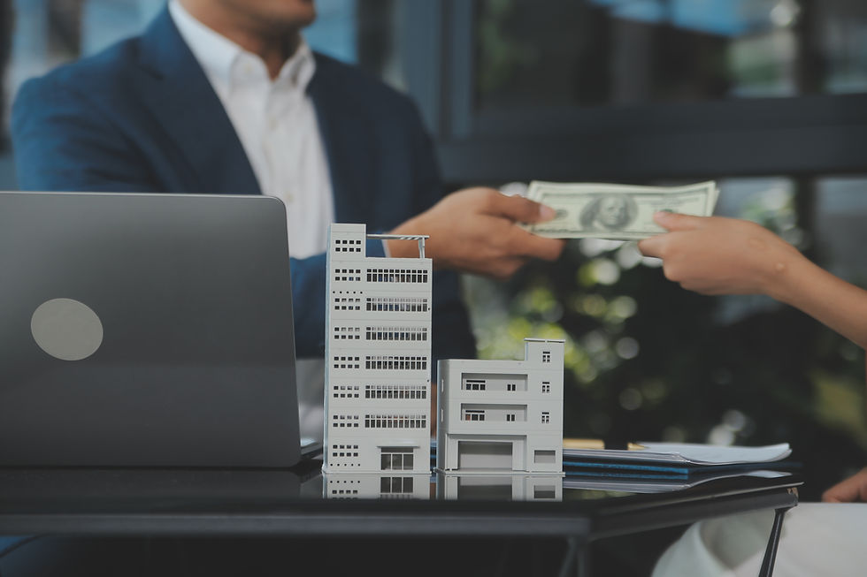 real estate agent customer signing contract buy house insurance loan real estate rent house get insurance loan real estate property