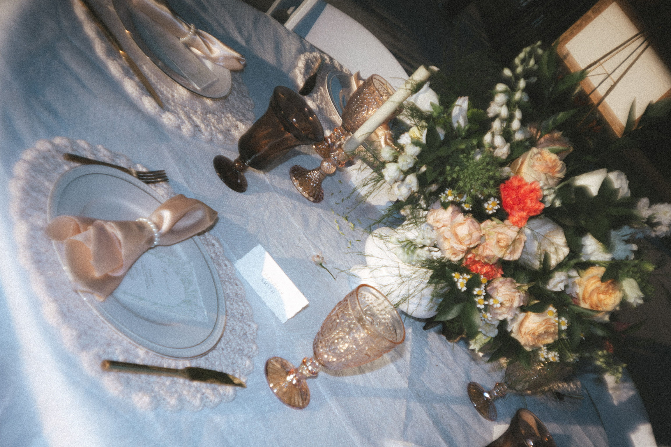 Elegant table setting from The Elevated Styling Collection