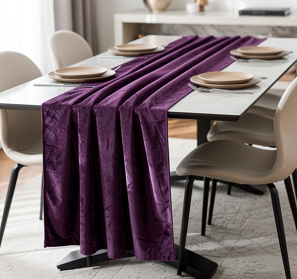 Thumbnail: Velvet Table Runner 20 x 120 Inches 