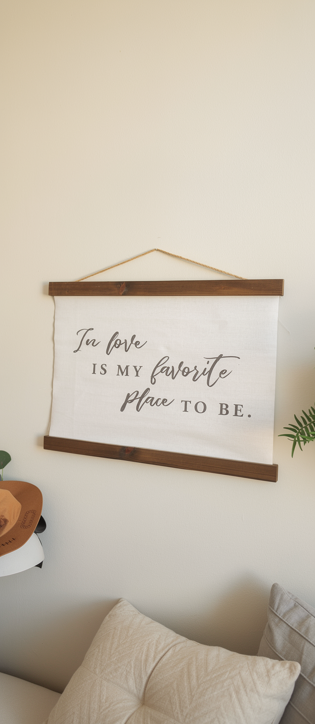Wooden Banner
