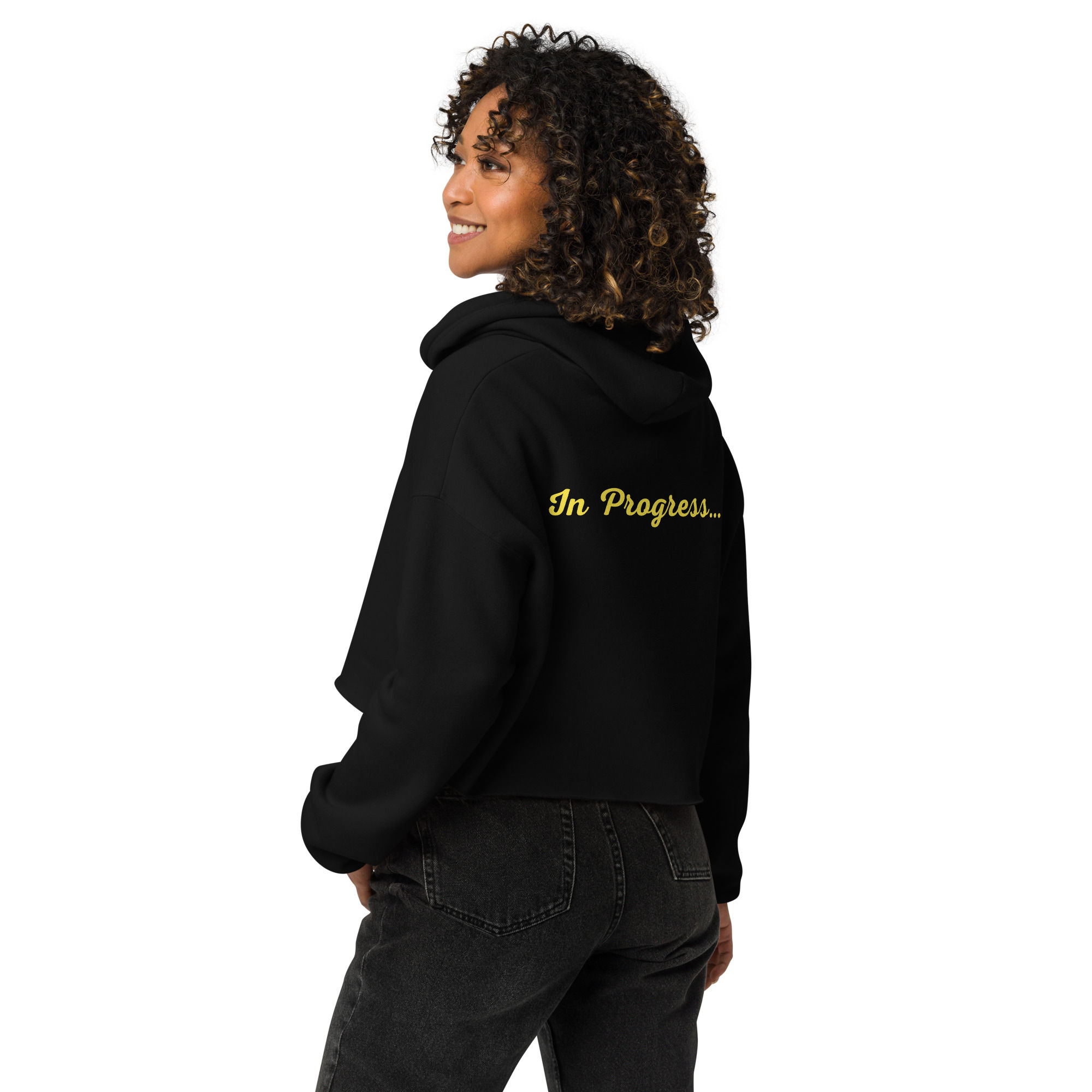 Becoming Her…Crop Hoodie