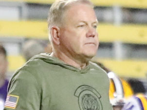 Brian Kelly and the LSU Tigers