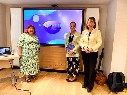 Teacher Education Advancement Network Conference  L-R: Geraldine Parks, Dr Shauna McGill, Dr Lorraine Harbison