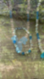 Thumbnail: Mother of Pearl With SeaGlass Jewelry Set