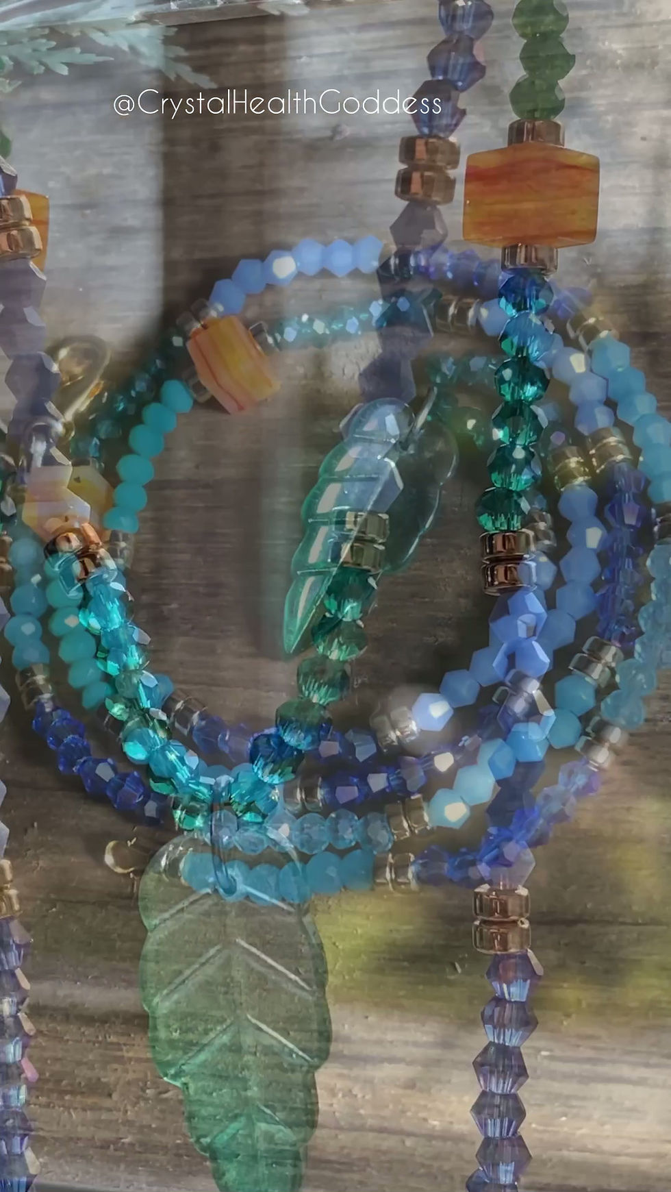 Thumbnail: Ocean Sky Crystal Necklace