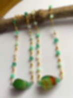 Thumbnail: Agate with Aventurine and Austrian Crystal Minimalist Bracelet