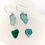 Thumbnail: Aquamarine and Turquoise Earrings 925 Sterling Silver