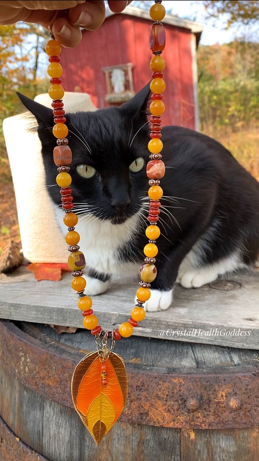 Thumbnail: Yellow Autumn Multi-Gemstone Necklace + Bracelet