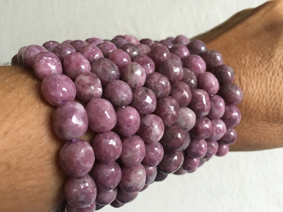 Thumbnail: Lepidolite Stone Bracelets