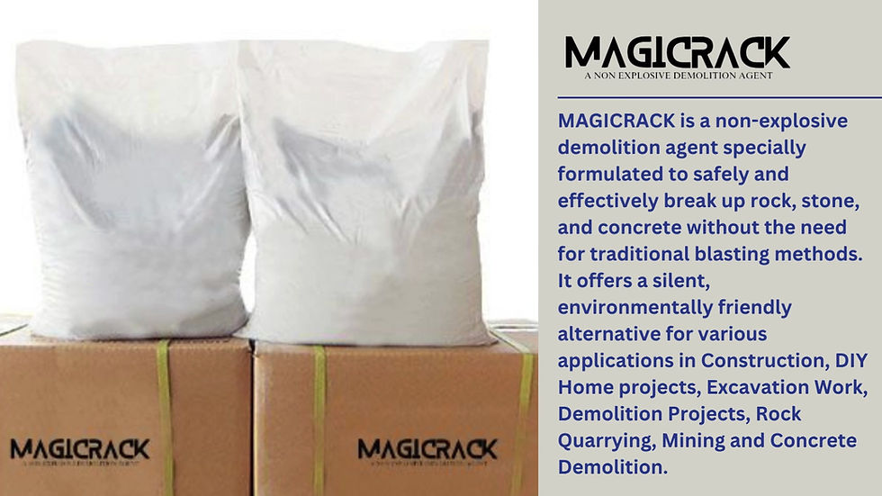 Thumbnail: MAGICRACK - A Non Explosive Demolition Agent