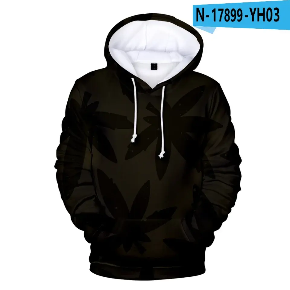 Thumbnail: Weed Leaf Oversized Hoodie Sweatshirts