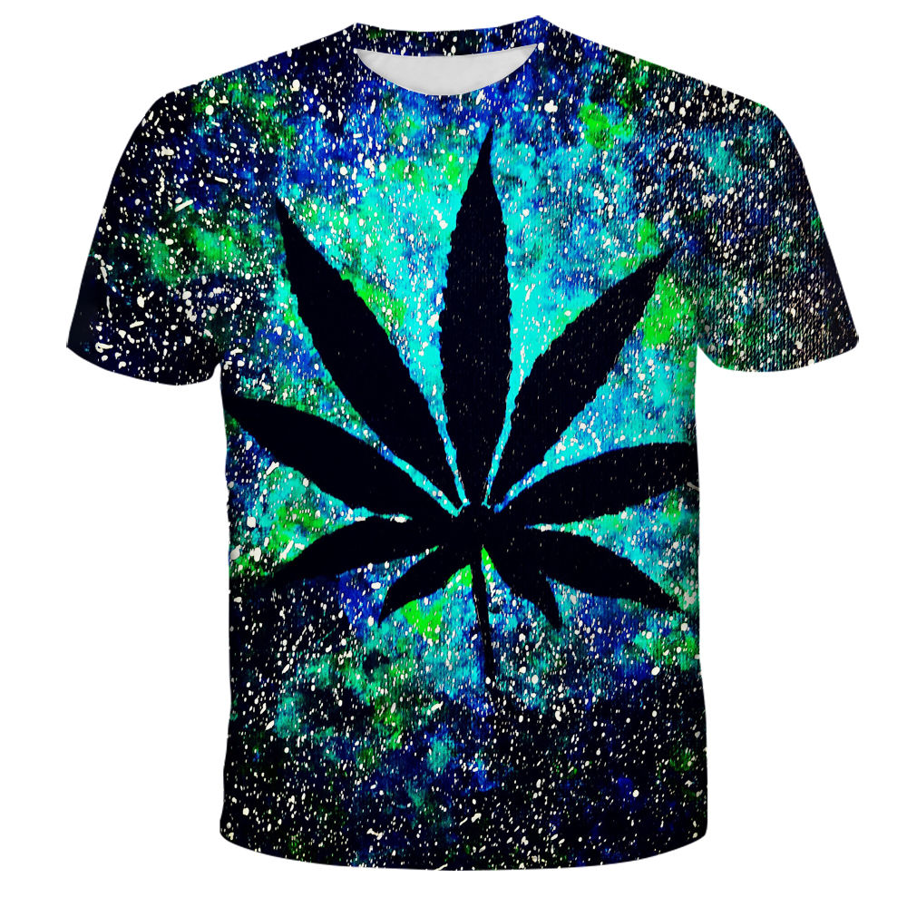 Weeds Leaf T-shirt Plus Sizes