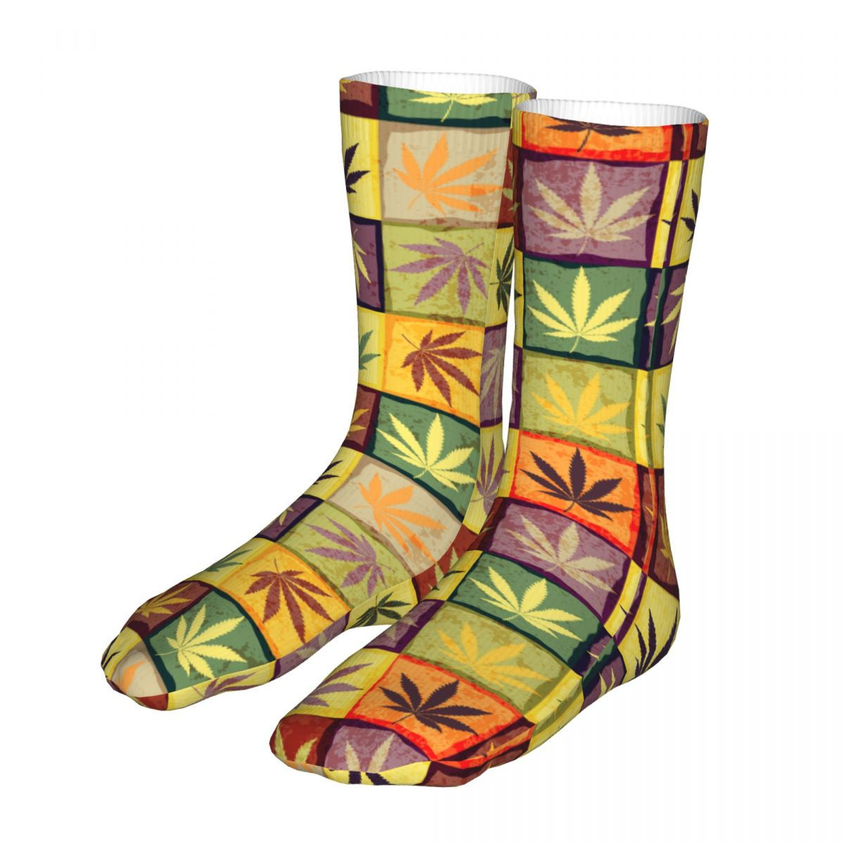 Hemp Leaf Bricko Socks