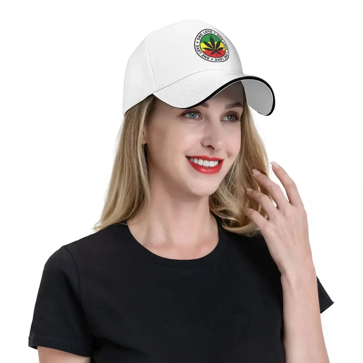 Weed Leaf Circle Cap