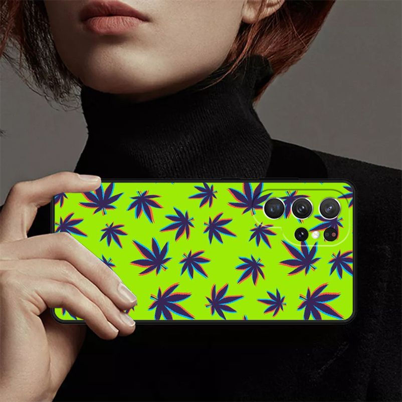 Thumbnail: Weed Leaf Phone Case Cover For Samsung Galaxy S24 Ultra 23 S22 Plus S21fe Lite S