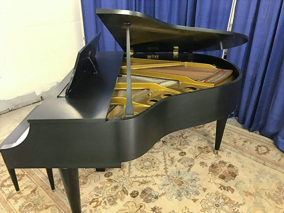 Thumbnail: Baldwin 5’3″ Baby Grand Ebony Satin