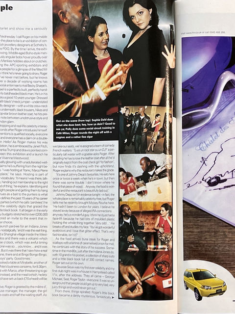 "Show Me a Good Time: Roger Michael The Maestro Behind London’s Elite Nightlife." (pp. 3 of 4)
