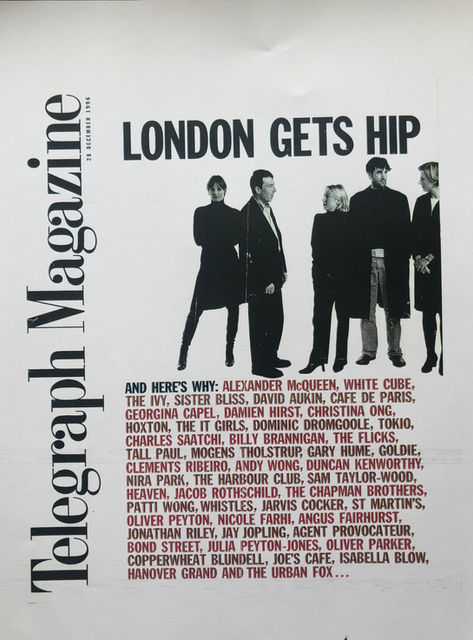 "Telegraph Magazine Names Roger Michael as a Key Mover and Shaker in London’s Social Scene." (pp 1 of 2)