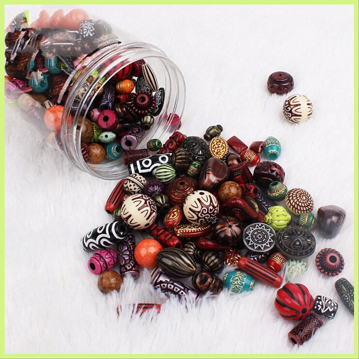 Thumbnail: 20g Acrylic Beads Mixing Beads Style for Bracelet Jewelry Making Accessories