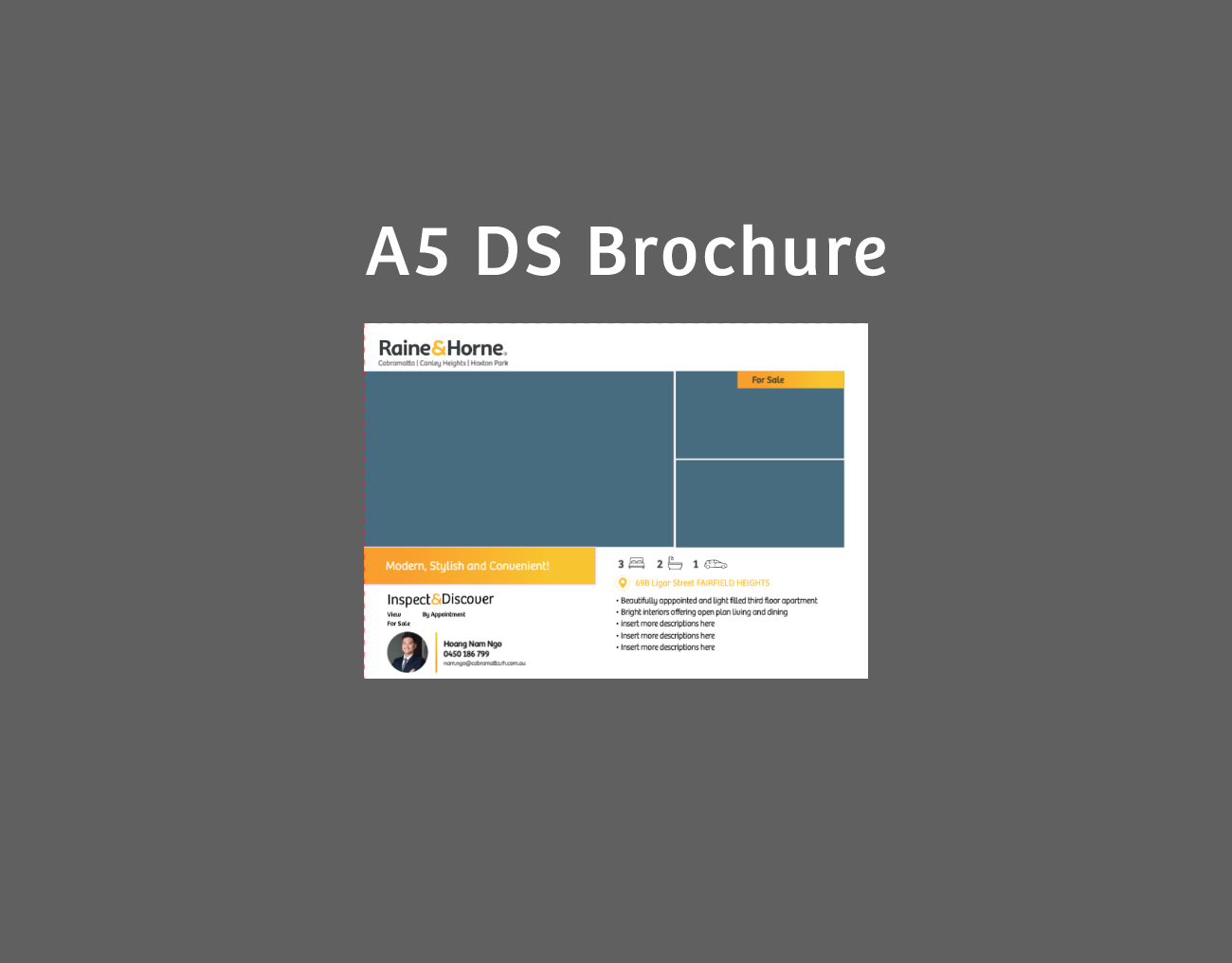A5 Double Sided Brochure (2pp)