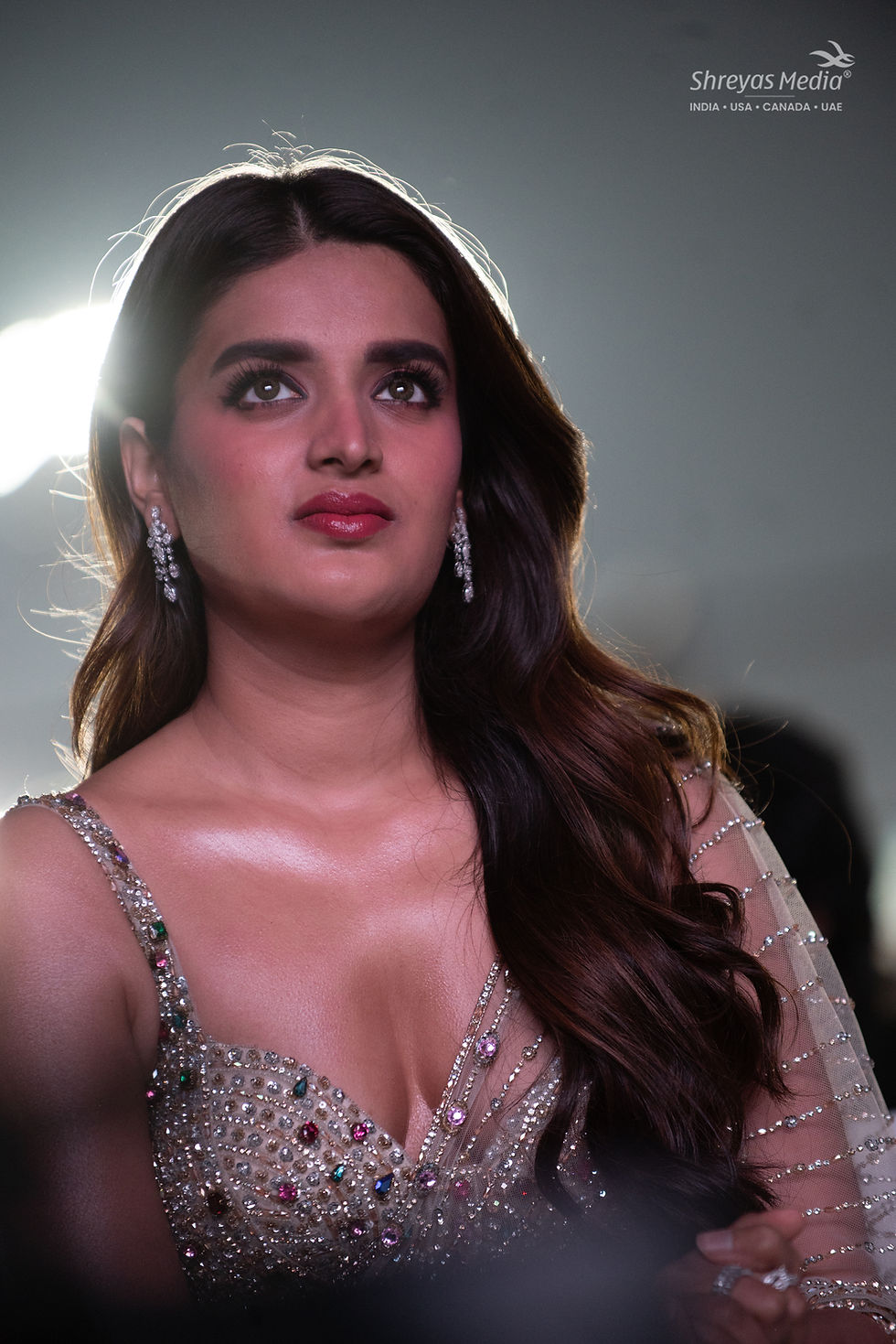 Nidhhi Agerwal Exclusive Pics from Raja Saab Pre Release