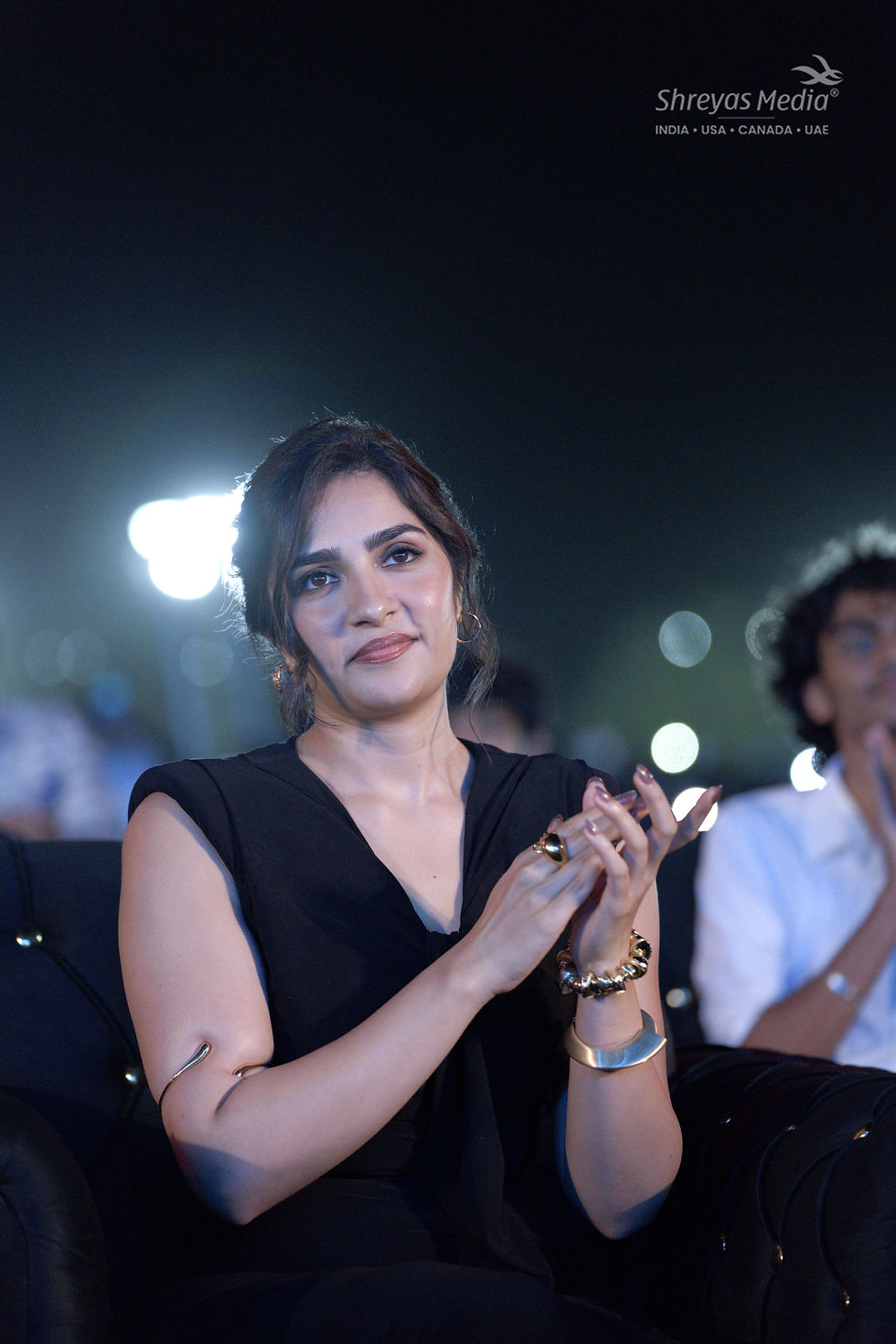 Rukmini Vasanth HD Photos from TOXIC Pre Release Event - Shreyas Media