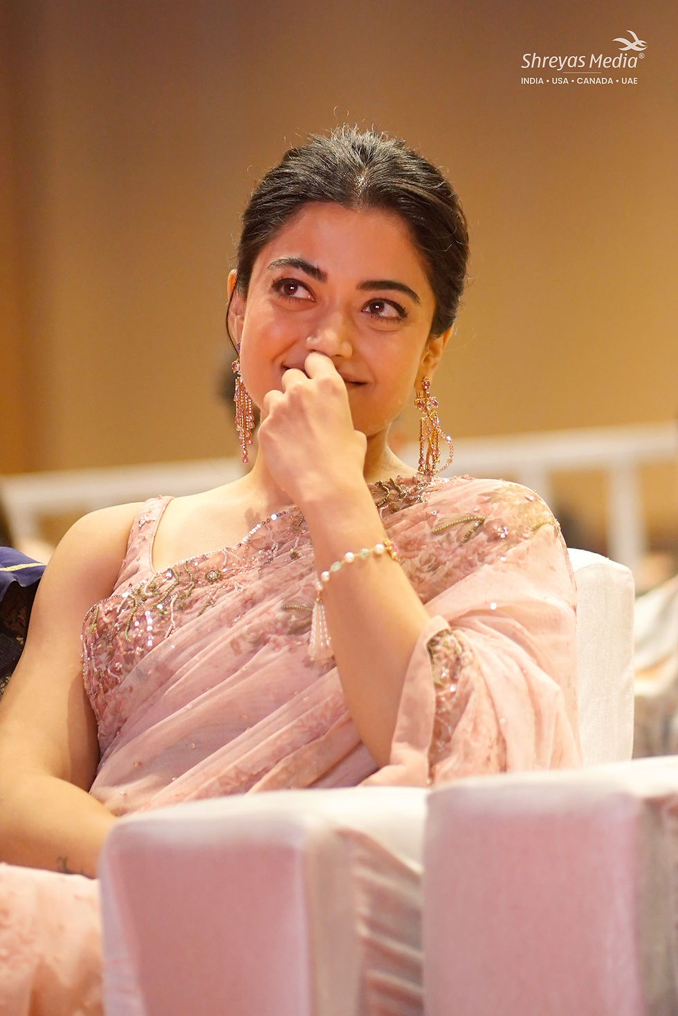 Actress Rashmika Mandanna Exclusive Pictures from Kubera Pre Release