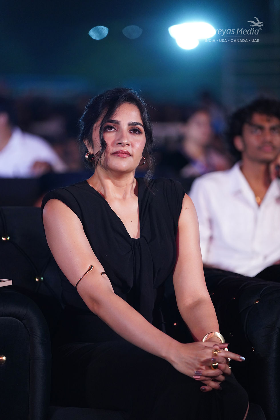 Rukmini Vasanth HD Photos from TOXIC Pre Release Event - Shreyas Media