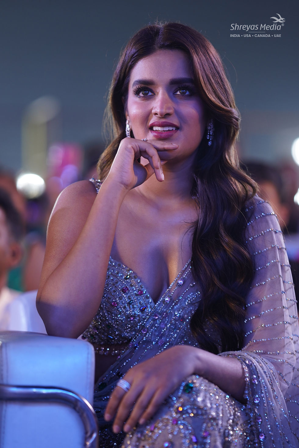 Nidhhi Agerwal Exclusive Pics from Raja Saab Pre Release