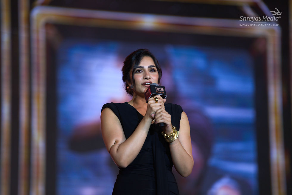 Rukmini Vasanth HD Photos from TOXIC Pre Release Event - Shreyas Media