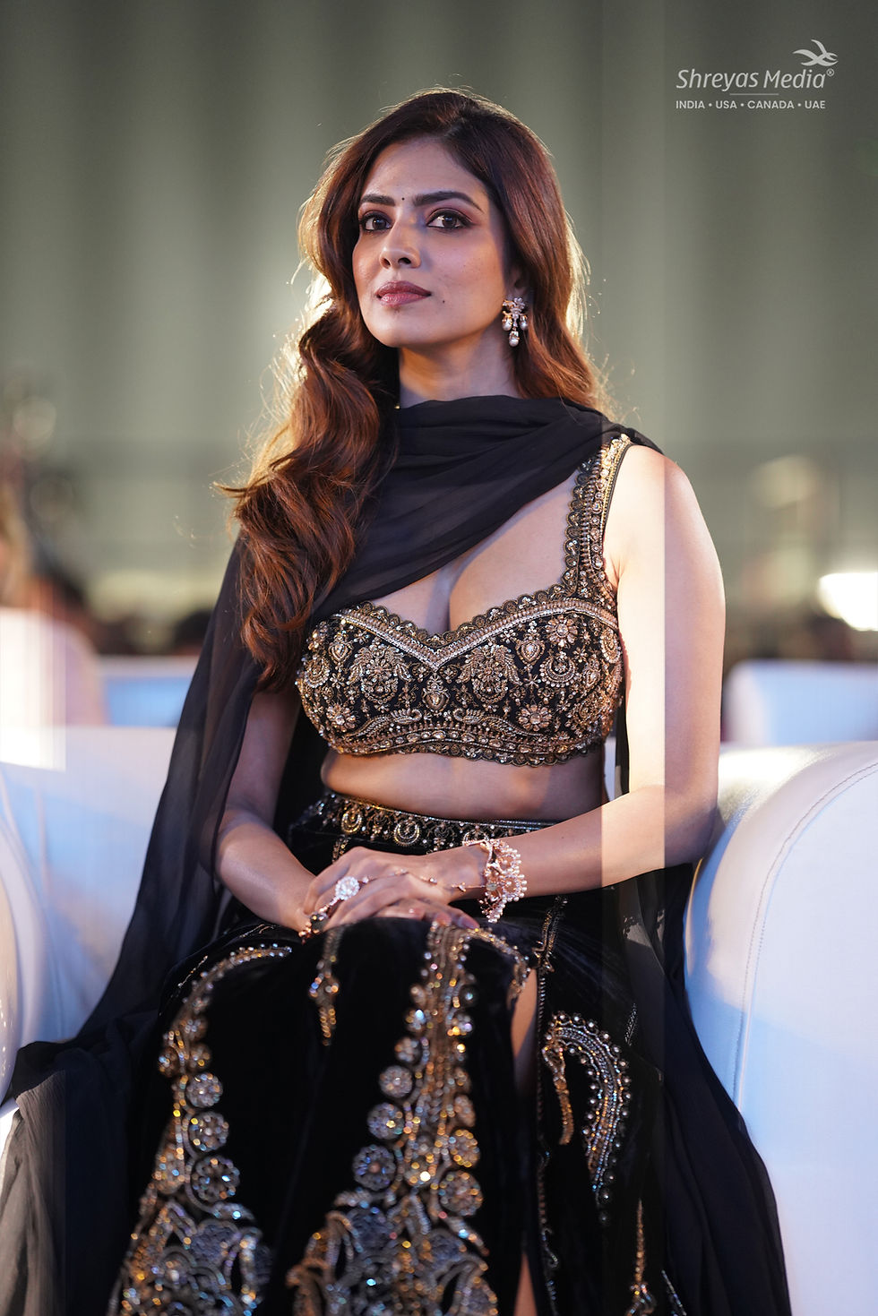 Malavika Mohanan Exclusive Pics from Raja Saab Pre Release