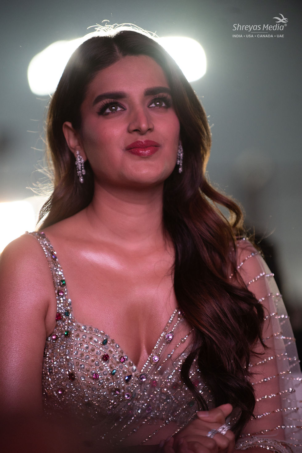 Nidhhi Agerwal Exclusive Pics from Raja Saab Pre Release