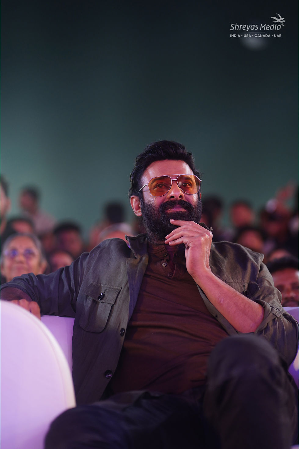 Prabhas Exclusive Pictures from Raja Saab Pre Release 