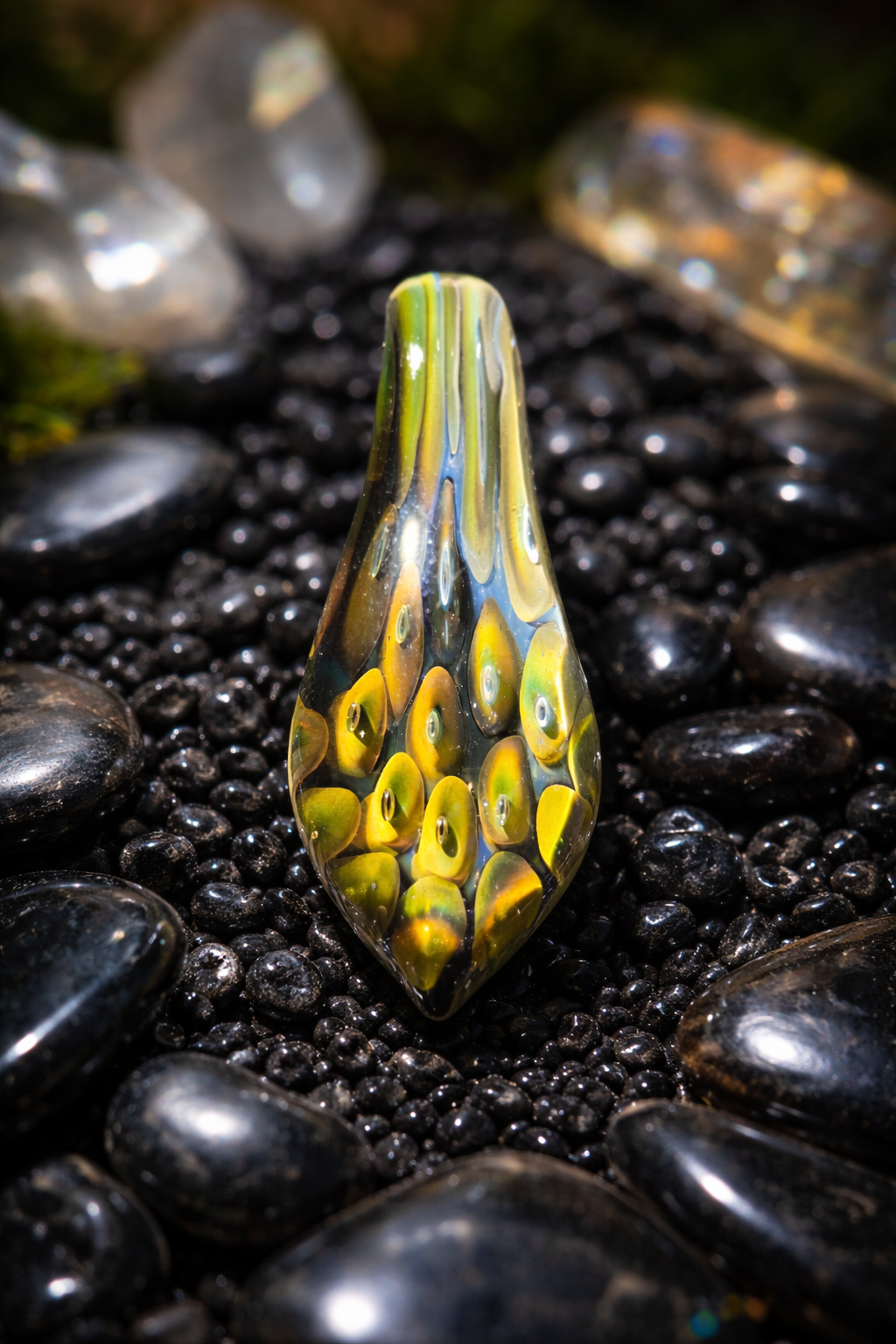 Fumed Air Trap Pendant-Precious Metal Series