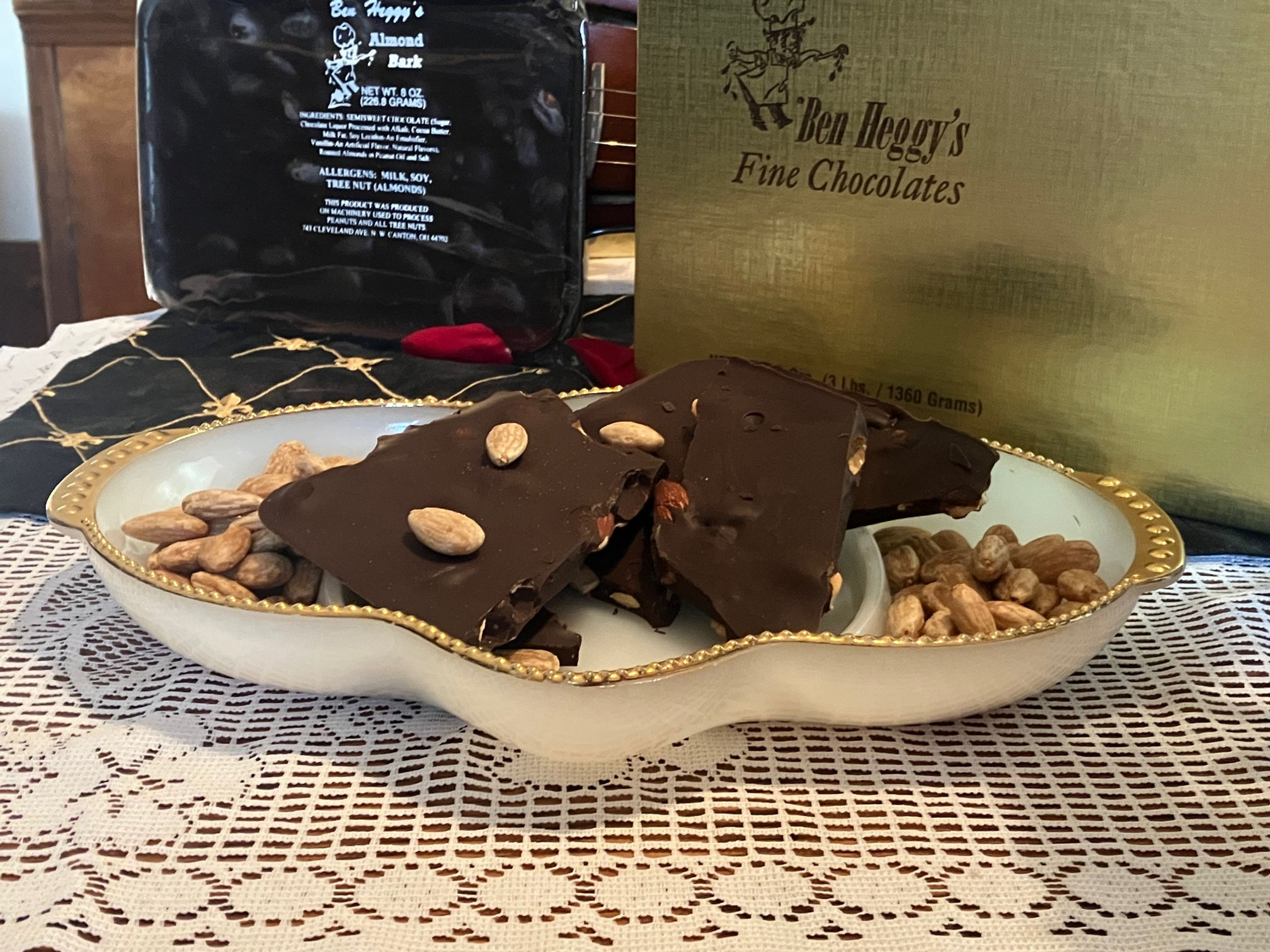 Dark Chocolate Almond Bark - One 8-oz. Bag