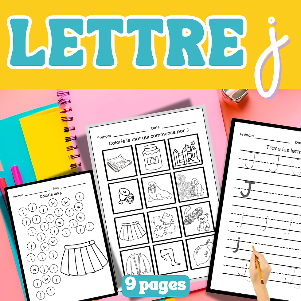 La lettre J - Alphabet
