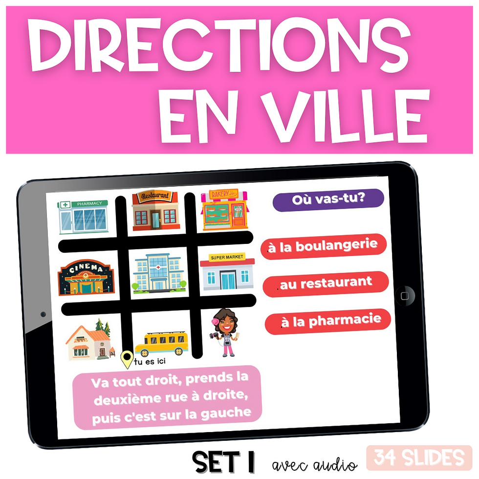 Les directions En ville SET 1