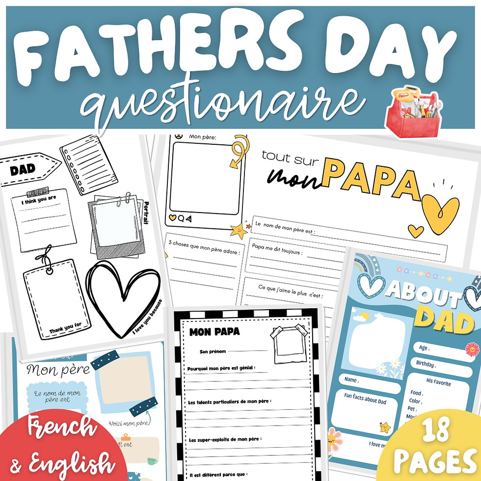 Fathers Day Questionaire
