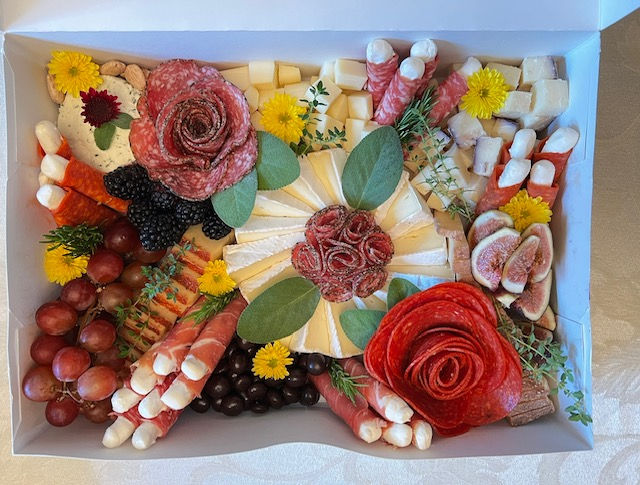 Arranged Food and Objects