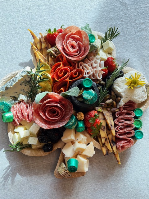 Arranged Food and Objects