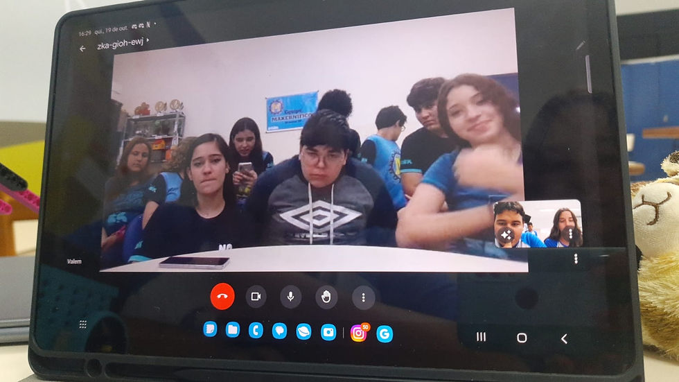 REUNIÃO COM OS MAKERNIFICOS 💛🩵✨