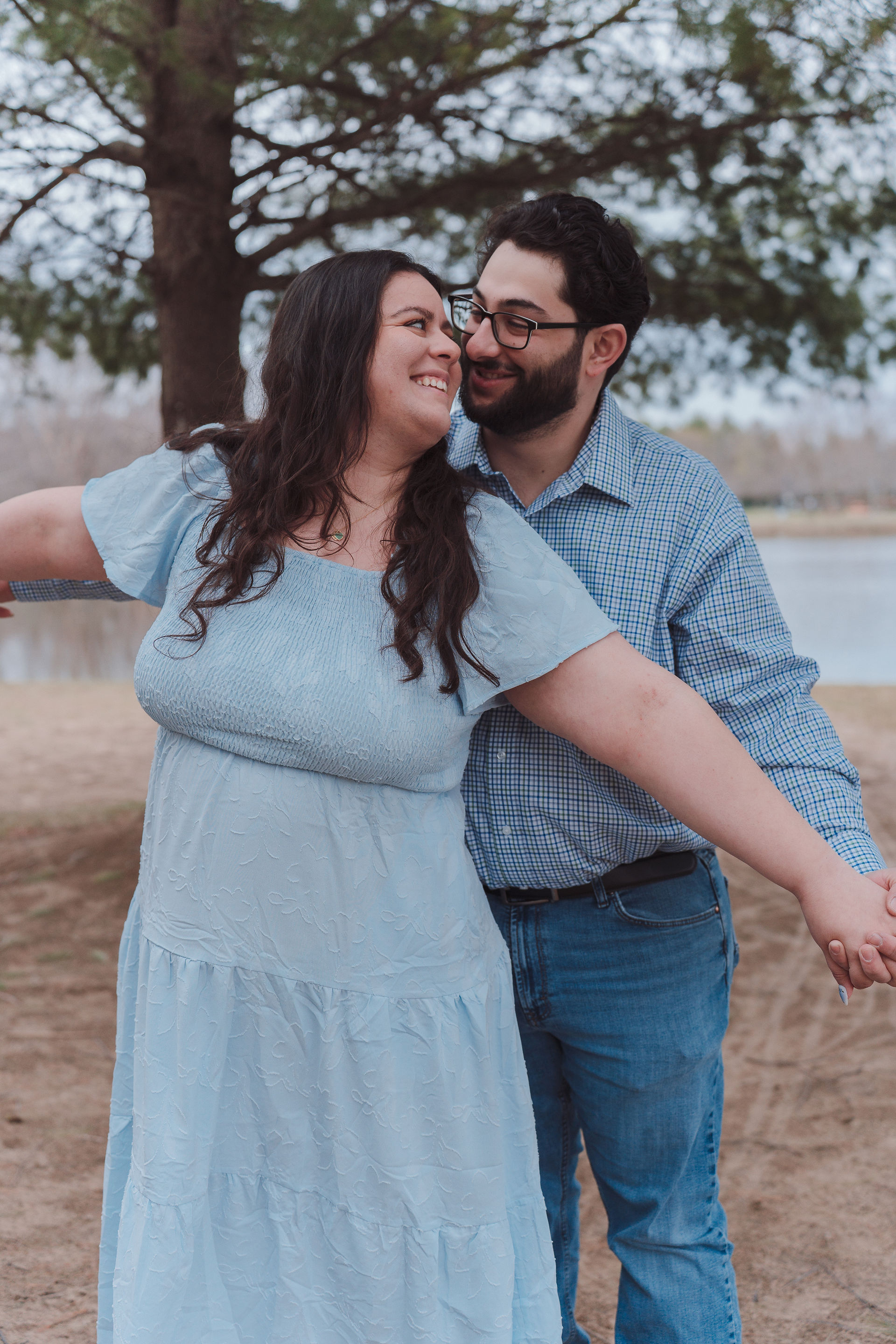 couples engagement session Upstate NY