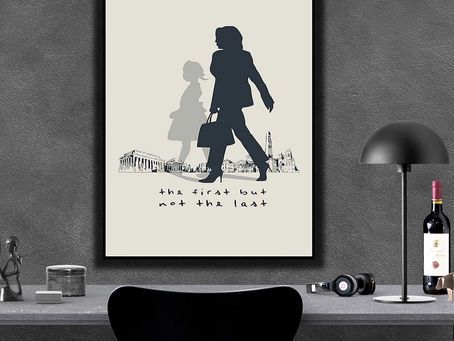 Best - Girl Silhouette The first but not the last poster, canvas