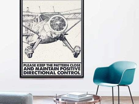 Buy - Pilot With Short Pitot Tubes Or Low Manifold Pressure Please Keep The Pattern Close poster