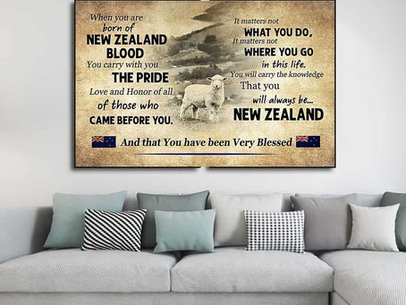 Find - When You Are Born Of New Zealand Blood You Carry With You The Pride poster, canvas