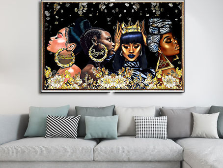 Hot - Beautiful Black Woman Melanin Queen Unapologetic Dope poster, canvas
