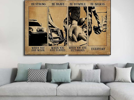 Best - Paramedic Be Strong When You Are Weak Be Brave When You Are Scared Be Humble poster, canvas